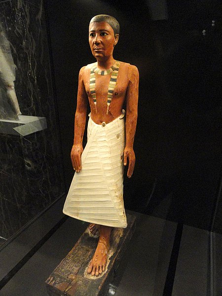 Fichier:Metjetji statue, Saqqara, Old Kingdom, probably late 5th Dynasty, c. 2375-2345 BCE - Nelson-Atkins Museum of Art - DSC08112.JPG