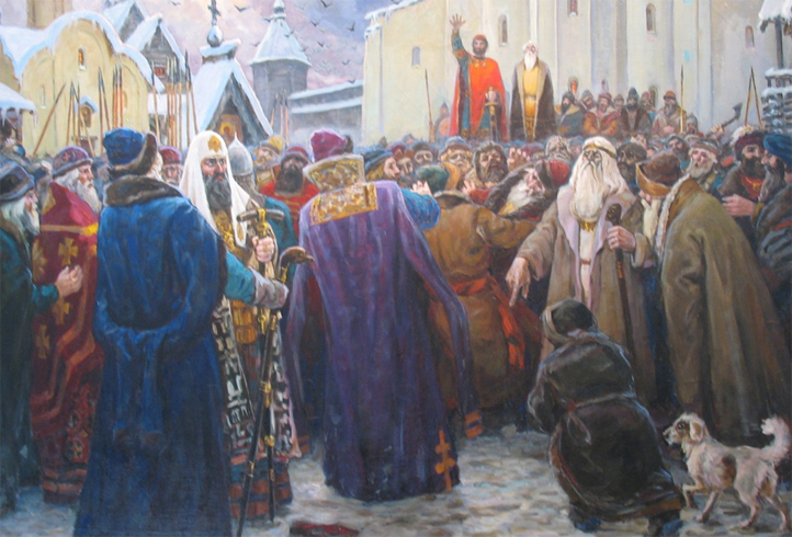 Люди в древнем Новгороде